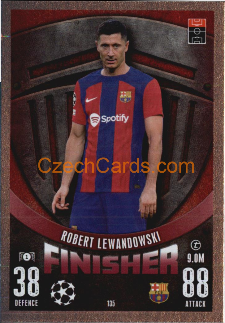 Robert Lewandowski 2023/04 Topps Match Attax Finisher #135