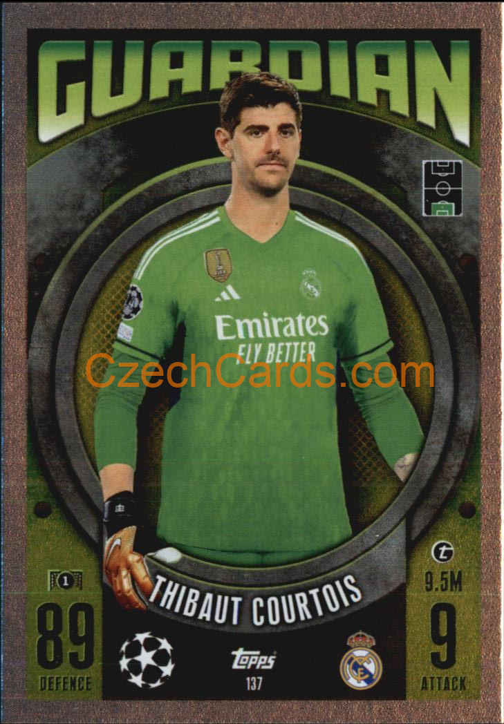 Thibaut Courtois 2023/04 Topps Match Attax Guardian #137