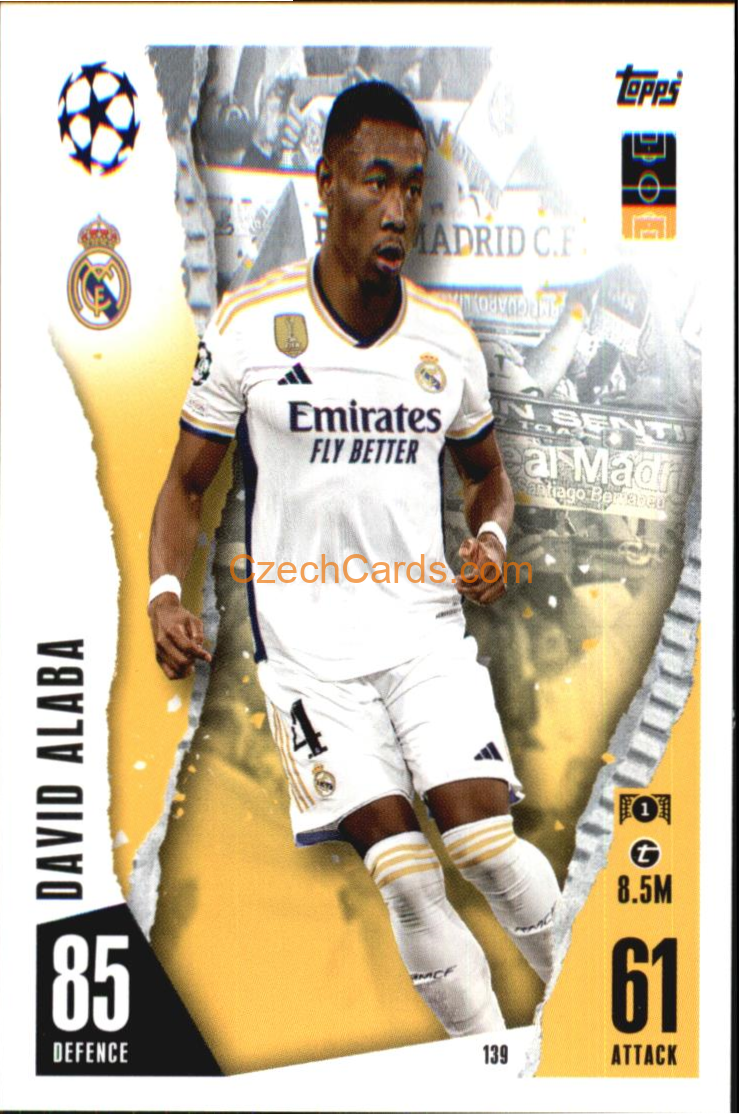 David Alaba 2023/04 Topps Match Attax #139