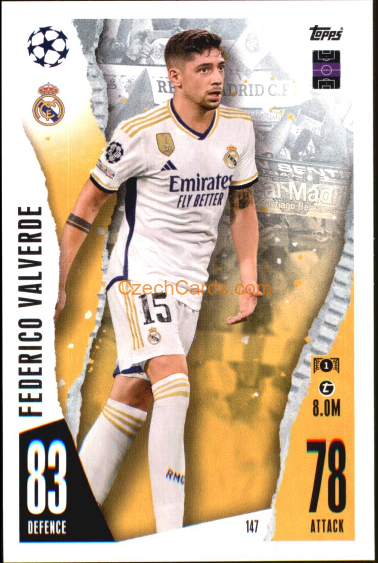 Federico Valverde 2023/04 Topps Match Attax #147