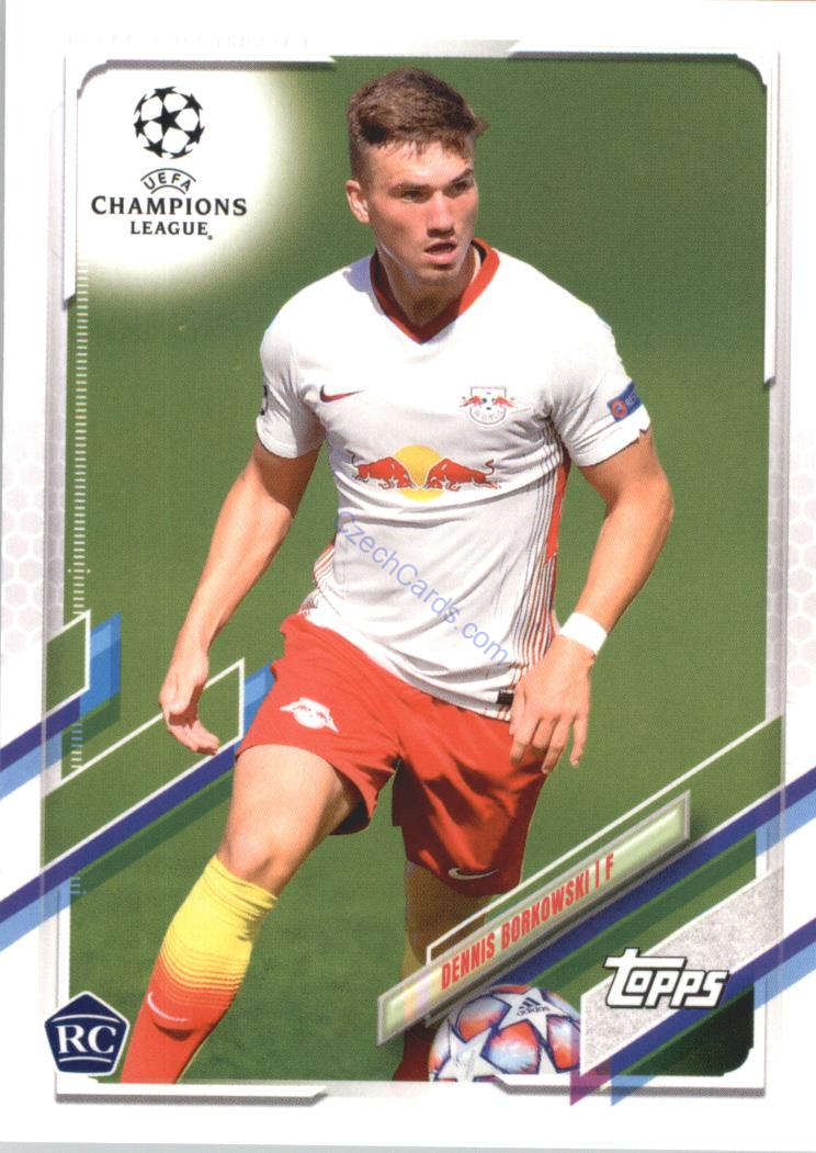 Dennis Borkowski 2020/21 Topps UCL Japan edition #12 RC