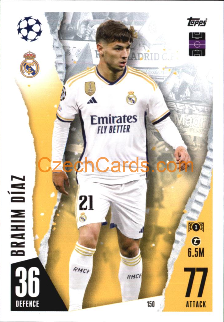 Brahim Díaz 2023/04 Topps Match Attax #150