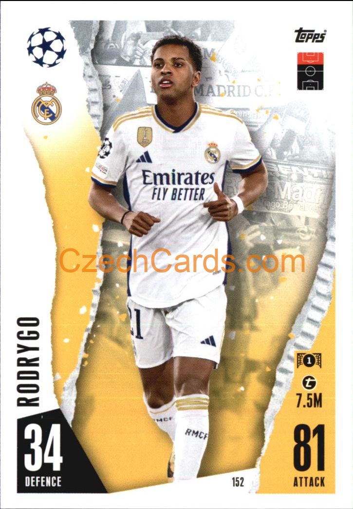 Rodrygo 2023/04 Topps Match Attax #152