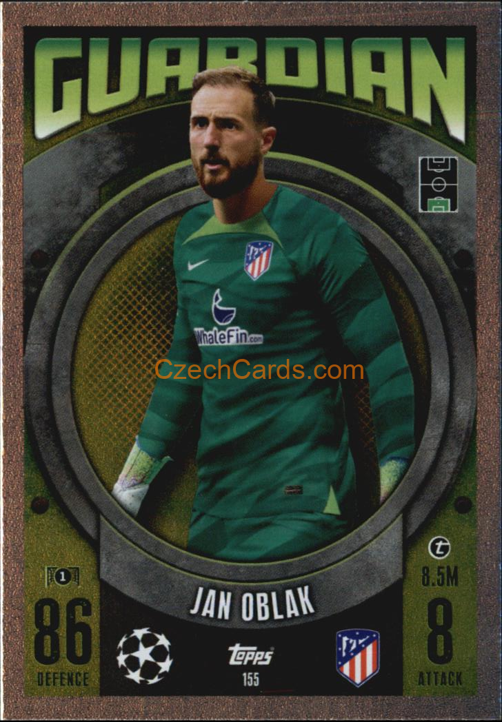 Jan Oblak 2023/04 Topps Match Attax Guardian #155