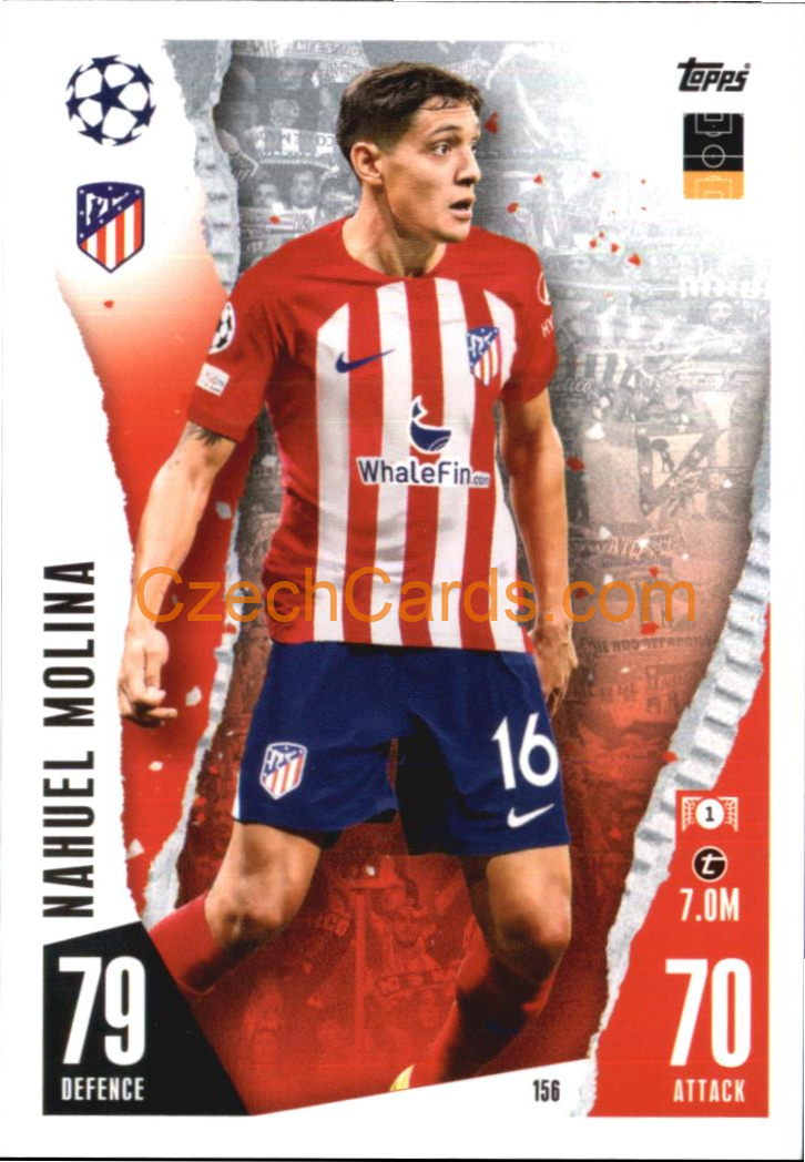 Nahuel Molina 2023/04 Topps Match Attax #156