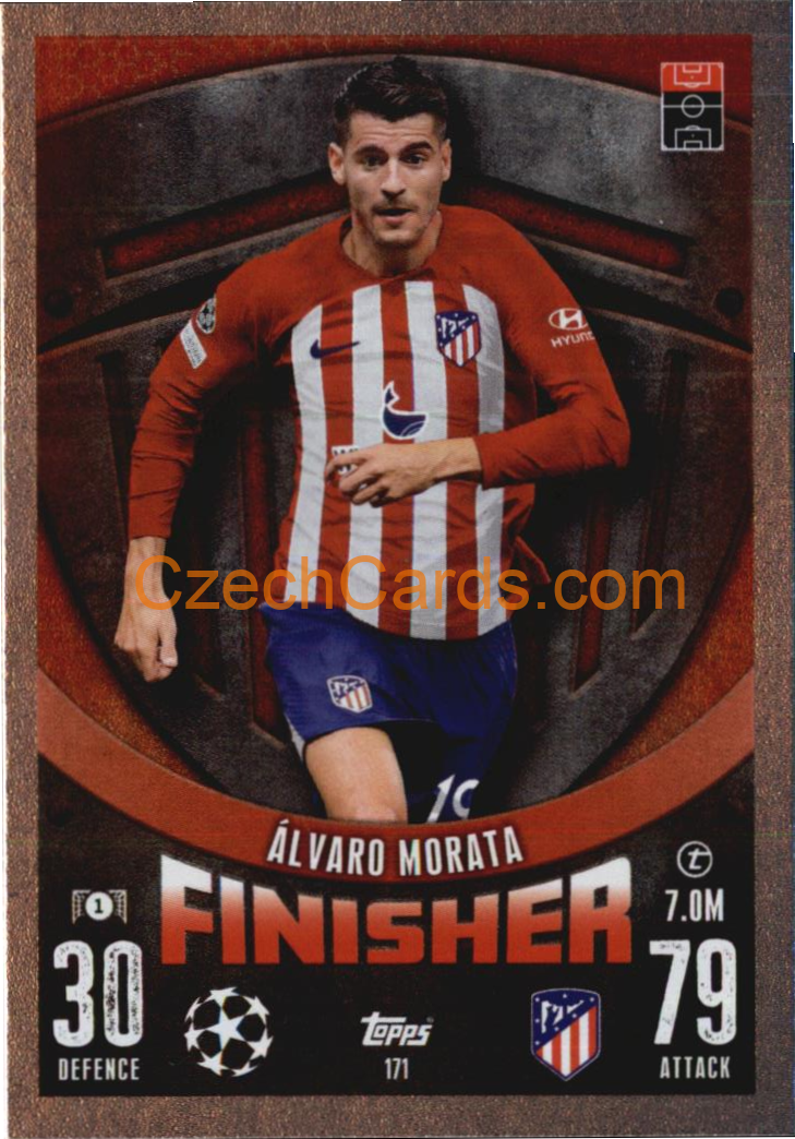 Álvaro Morata 2023/04 Topps Match Attax Finisher #171