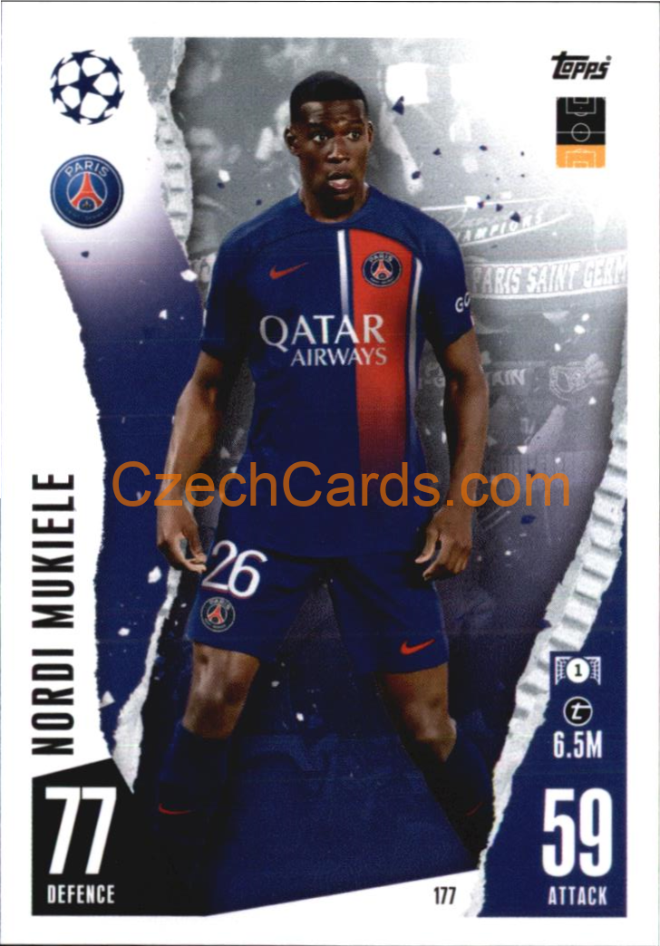 Nordi Mukiele 2023/04 Topps Match Attax #177