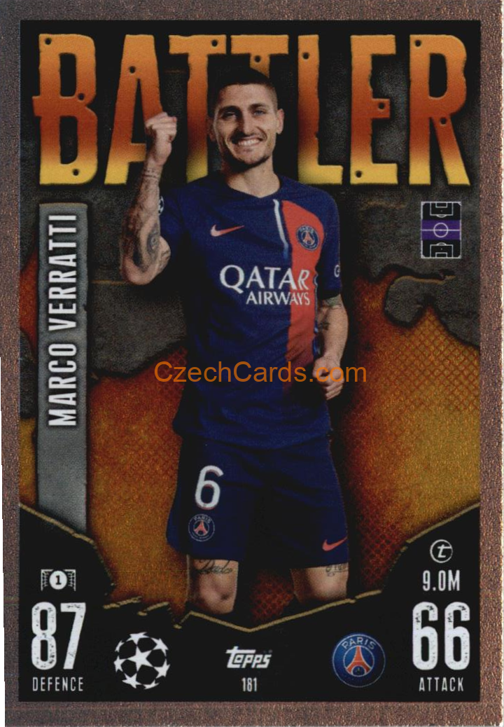 Marco Verratti 2023/04 Topps Match Attax Battler #181