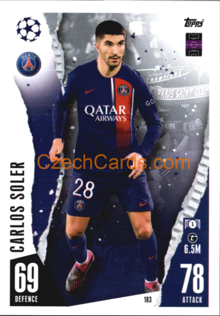 Carlos Soler 2023/04 Topps Match Attax #183