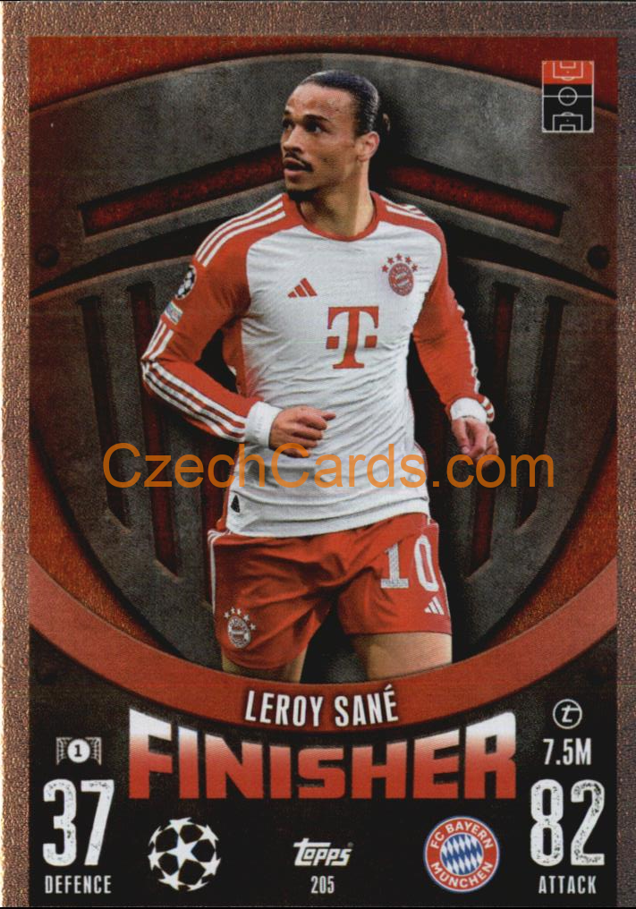 Leroy Sané 2023/04 Topps Match Attax Finisher #205