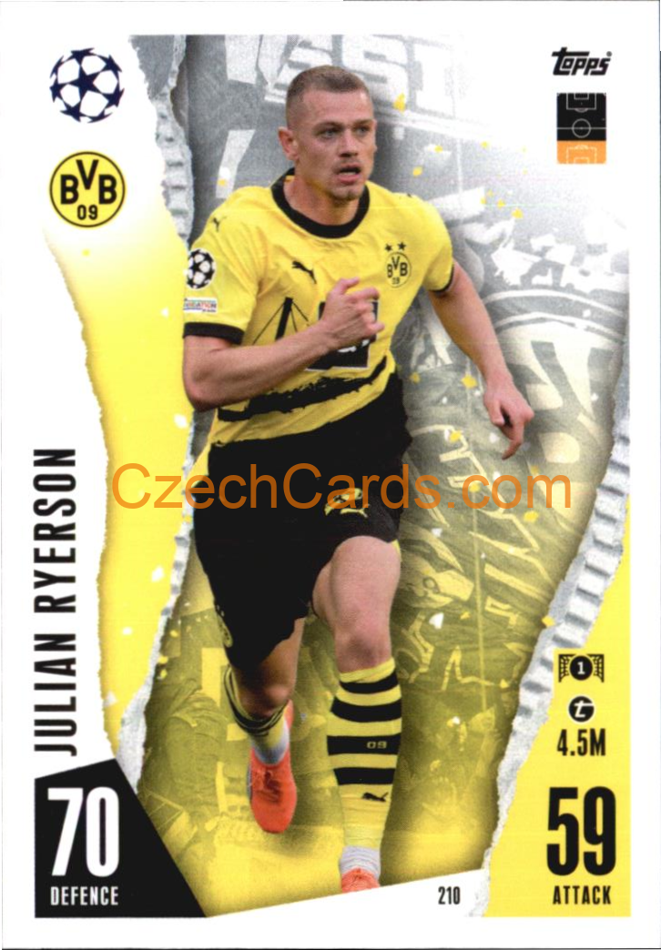 Julian Ryerson 2023/04 Topps Match Attax #210