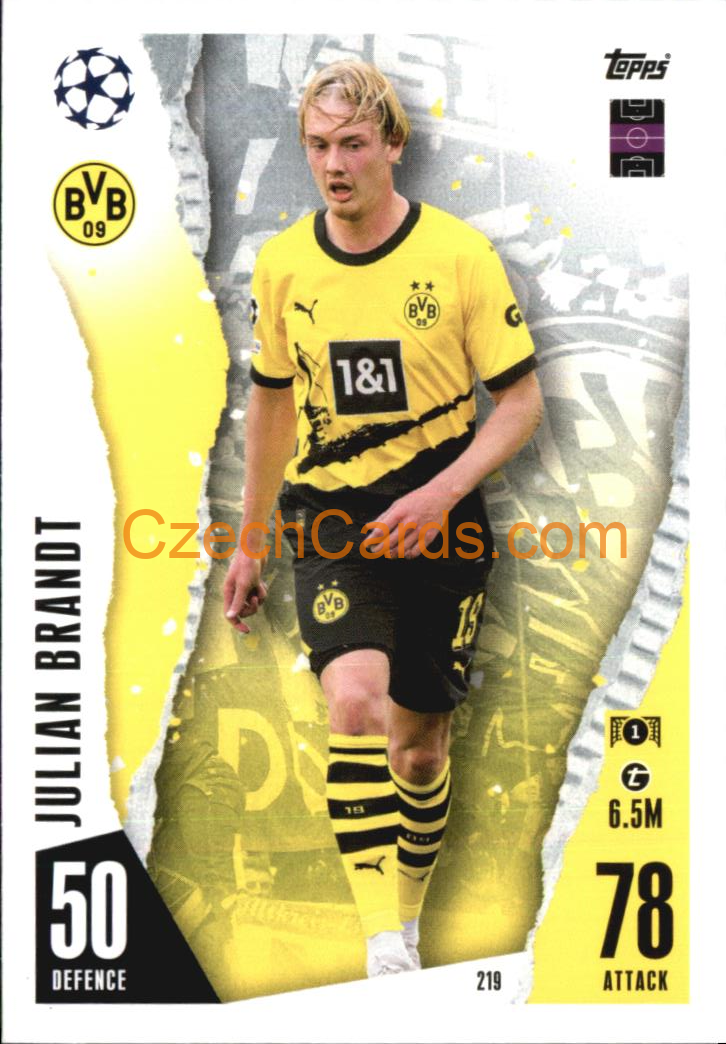 Julian Brandt 2023/04 Topps Match Attax #219