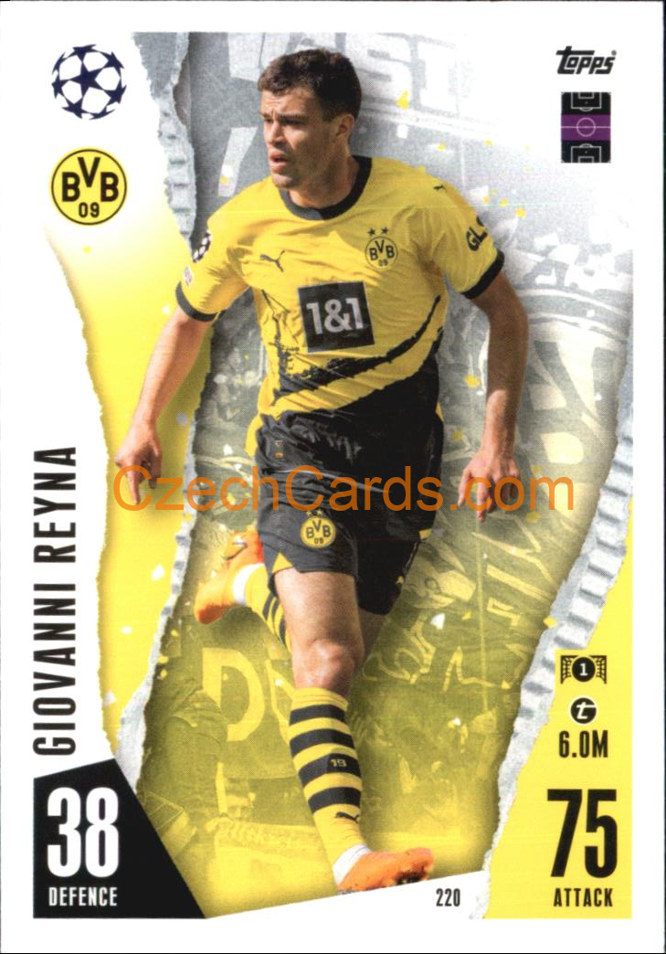 Giovanni Reyna 2023/04 Topps Match Attax #220