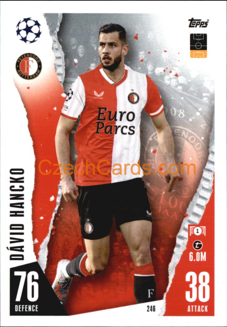 Dávid Hancko 2023/04 Topps Match Attax #246