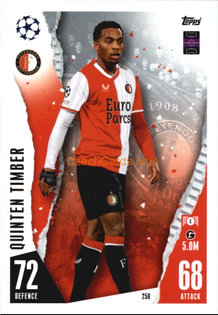 Quinten Timber 2023/04 Topps Match Attax #250