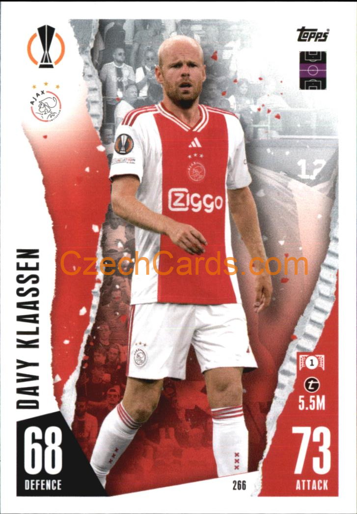 Davy Klaassen 2023/04 Topps Match Attax #266