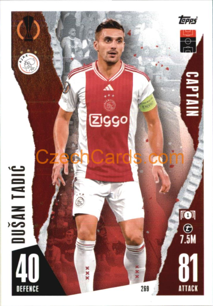 Dušan Tadić 2023/04 Topps Match Attax Captain #269