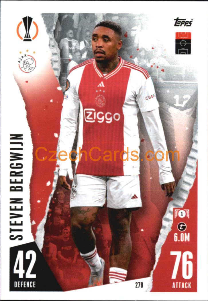 Steven Bergwijn 2023/04 Topps Match Attax #270
