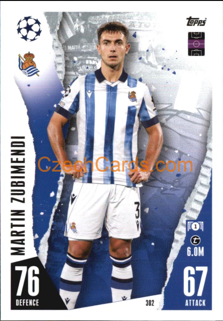 Martín Zubimendi 2023/04 Topps Match Attax #302