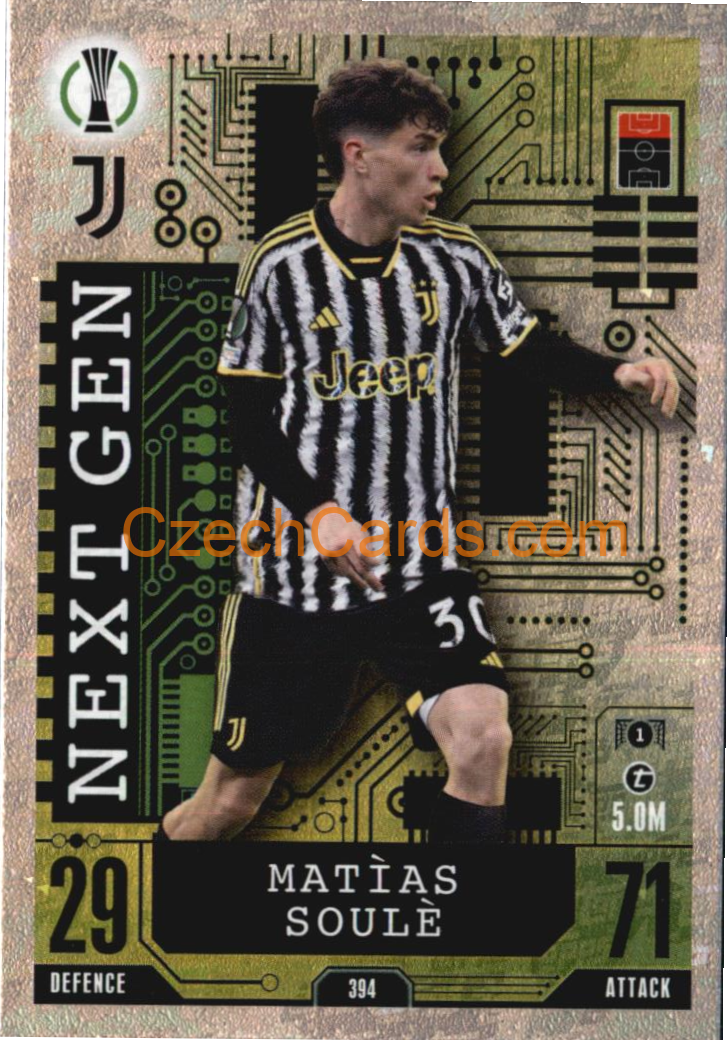 Matias Soule 2023/04 Topps Match Attax Next Gen #394