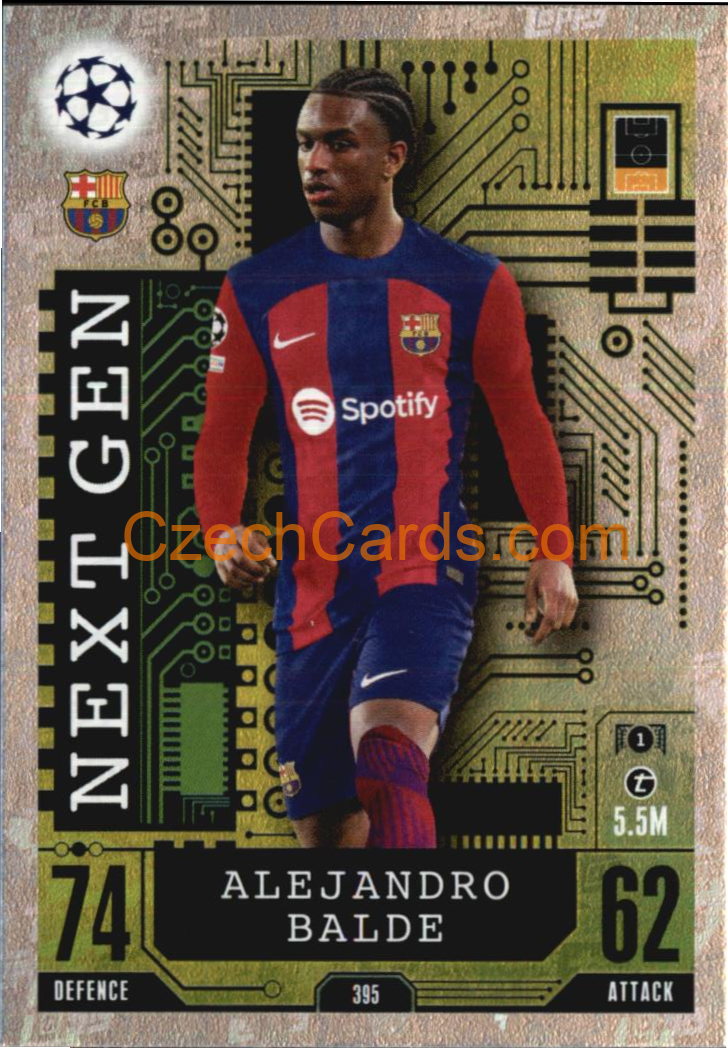 Alejandro Balde 2023/04 Topps Match Attax Next Gen #395