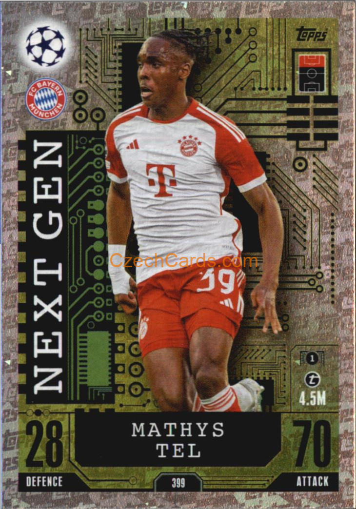 Mathys Tel 2023/04 Topps Match Attax Next Gen #399