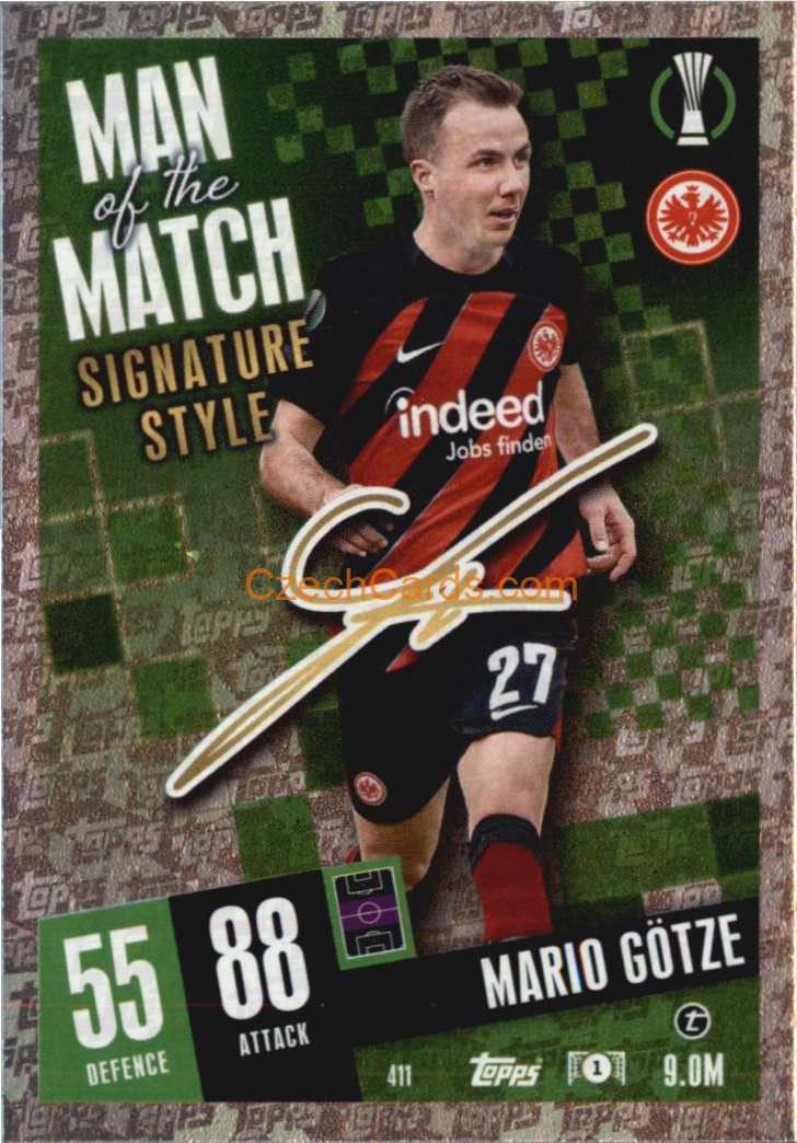 Mario Götze 2023/04 Topps Match Attax Man of the Match #411