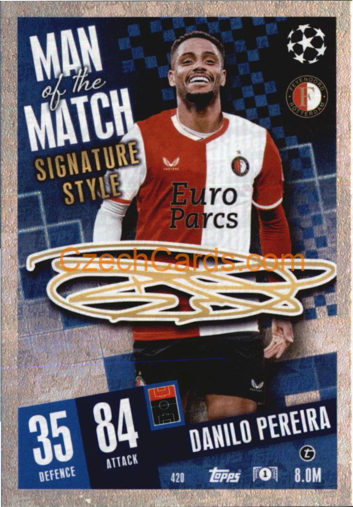 Danilo Pereira 2023/04 Topps Match Attax Man of the Match #420