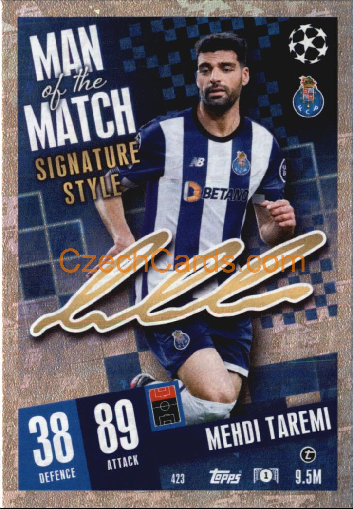 Mehdi Taremi 2023/04 Topps Match Attax Man of the Match #423