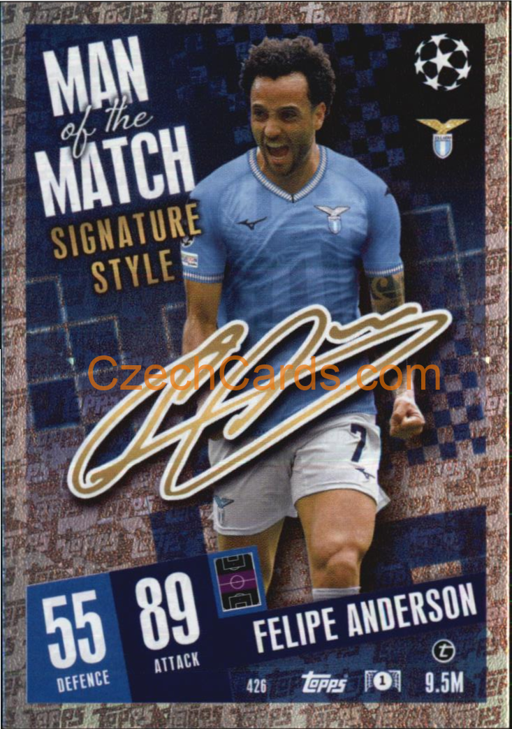 Felipe Anderon 2023/04 Topps Match Attax Man of the Match #426