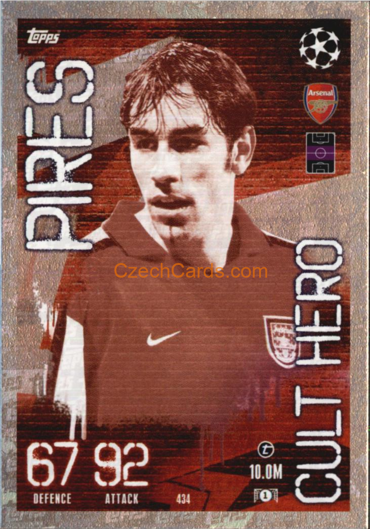 Robert Pires 2023/04 Topps Match Attax Cult Hero #434