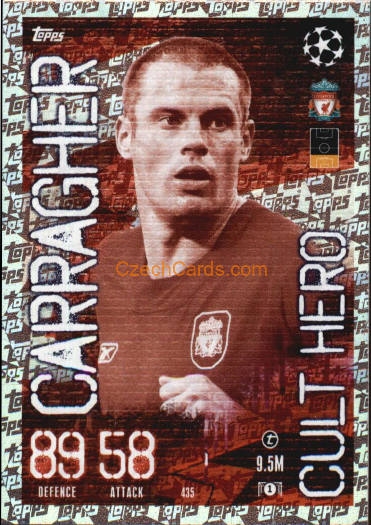 Jamie Carragher 2023/04 Topps Match Attax Cult Hero #435