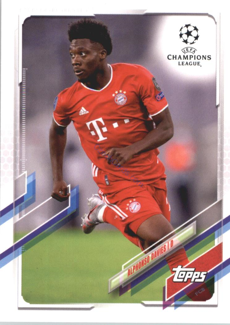 Alphonso Davies 2020/21 Topps UCL Japan edition #42