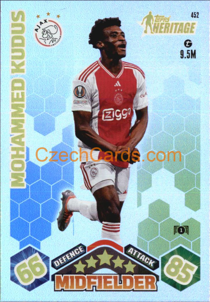 Mohammed Kudus 2023/04 Topps Match Attax Heritage #452