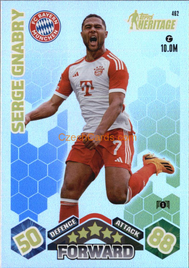 Serge Gnabry 2023/04 Topps Match Attax Heritage #462