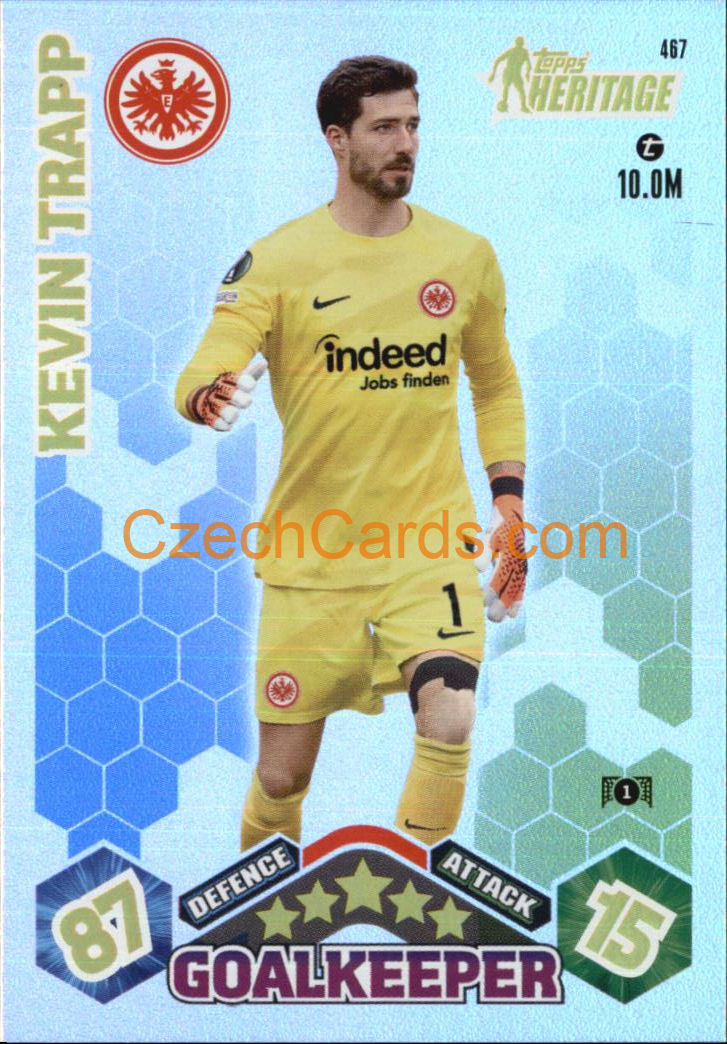 Kevin Trapp 2023/04 Topps Match Attax Heritage #467