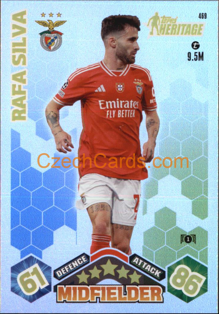 Rafa Silva 2023/04 Topps Match Attax Heritage #469