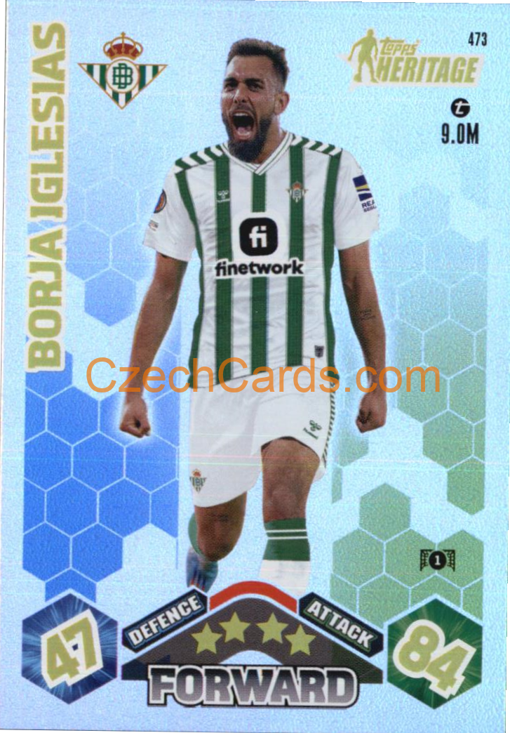 Borja Iglesias 2023/04 Topps Match Attax Heritage #473