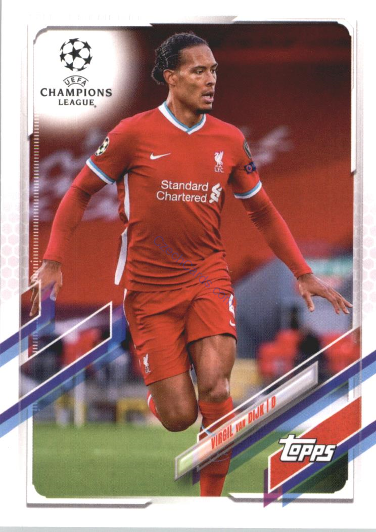 Virgil van Dijk 2020/21 Topps UCL Japan edition #46 