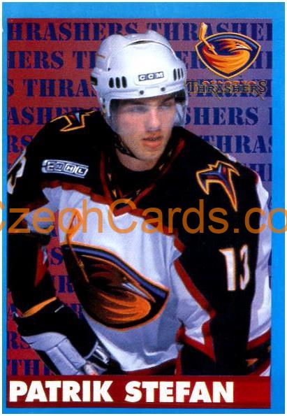 Patrik Stefan 1999/00 Panini NHL sticker #15
