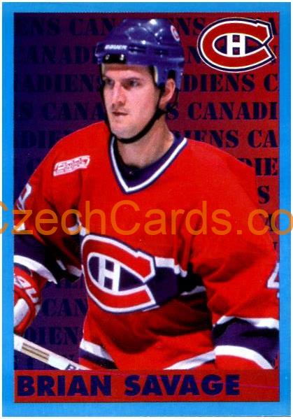 Brian Savage 1999/00 Panini NHL sticker #67
