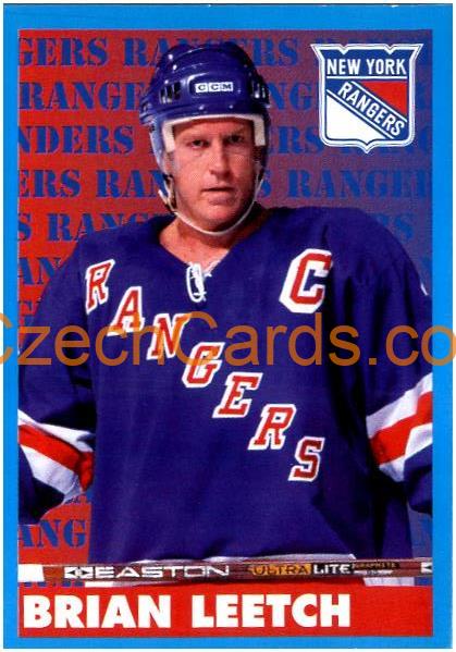 Brian Leetch 1999/00 Panini NHL sticker #98