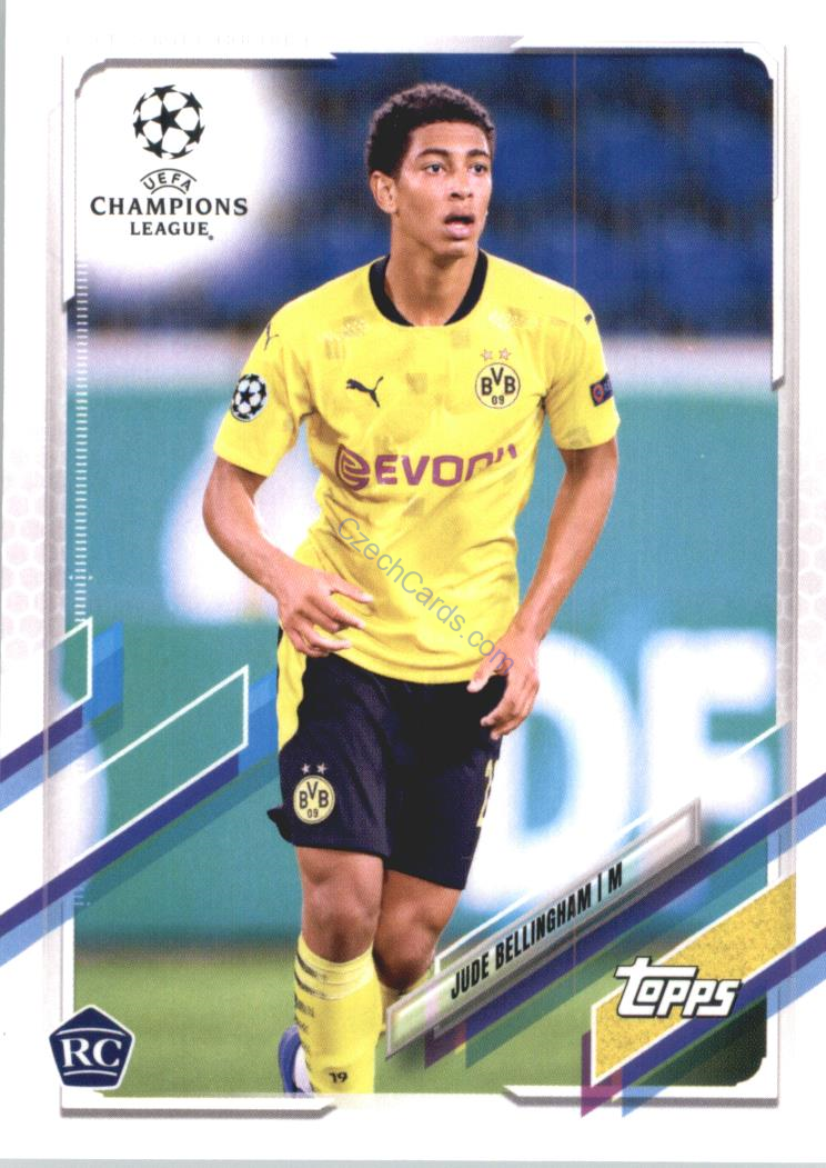 Jude Bellingham 2020/21 Topps UCL Japan edition #68 RC