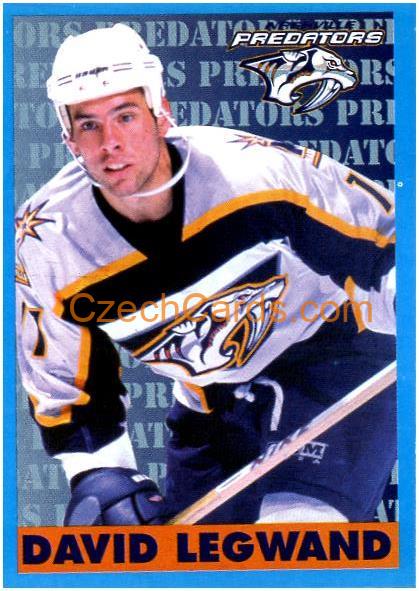 David Legwand 1999/00 Panini NHL sticker #268