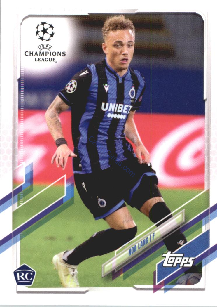 Noa Lang 2020/21 Topps UCL Japan edition #85 RC