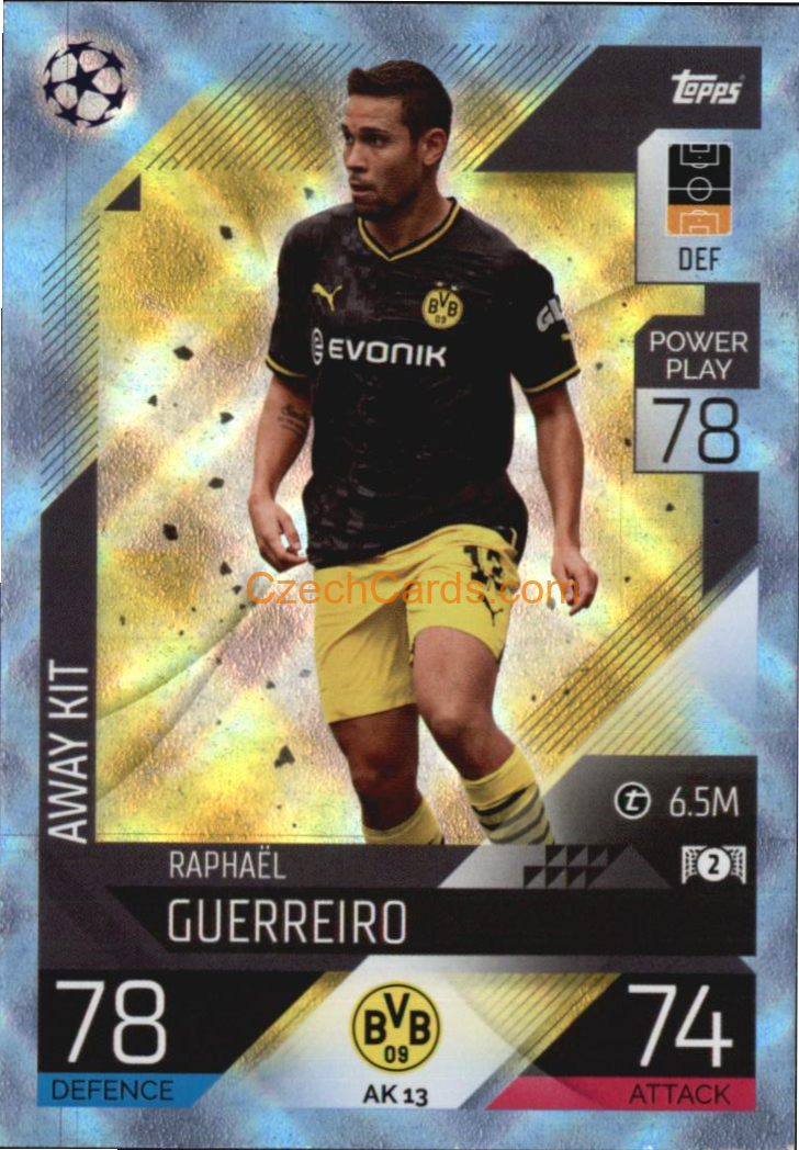 Raphael Guerreiro 2022/23 Match Attax Extra Blue #AK 13