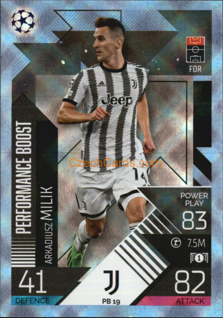Arkadiusz Milik 2022/23 Match Attax Extra Blue #PB19
