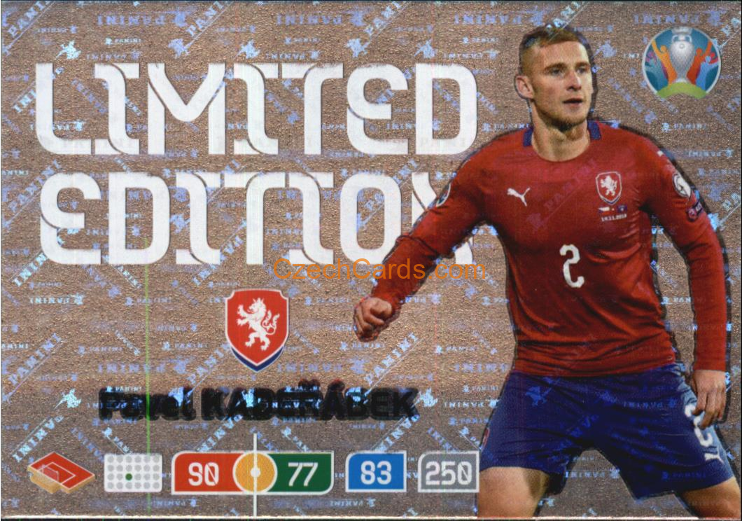 Pavel Kadeřábek Panini Adrenalyn EURO 2020 Limited Edition