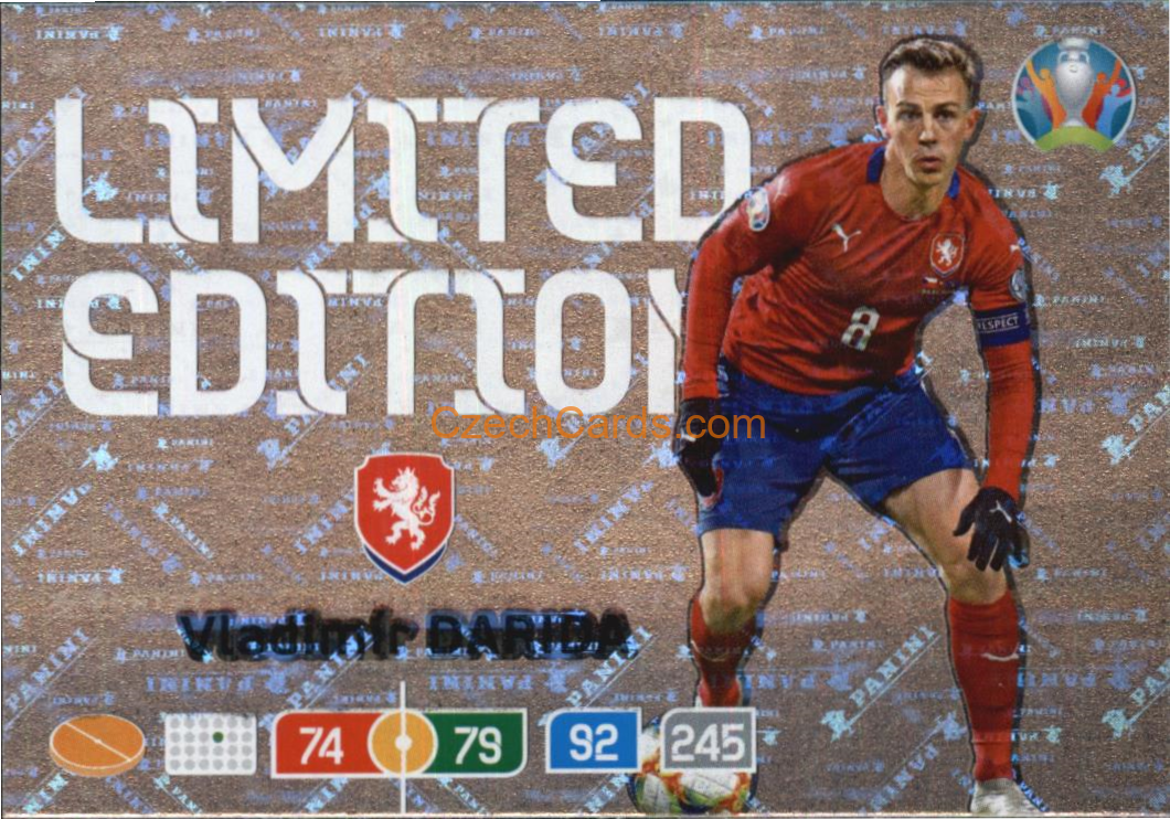 Vladimír Darida Panini Adrenalyn EURO 2020 Limited Edition