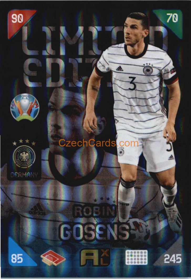 Robin Gosens 2020 Panini EURO Adrenalyn Kick Off Limited 